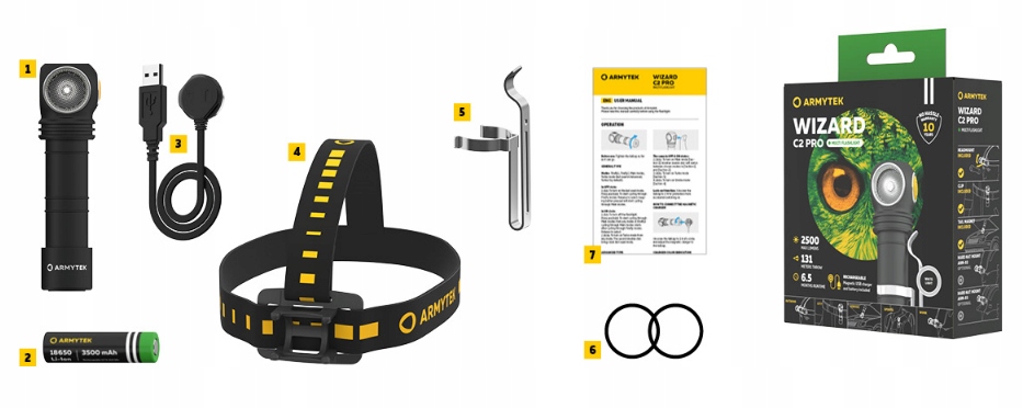 LATARKA RĘCZNA AKUMULATOROWA WIELOFUNKCYJNA TRWAŁA NA ROWER BARWA CIEPŁA Klasa wodoszczelności IPX 8