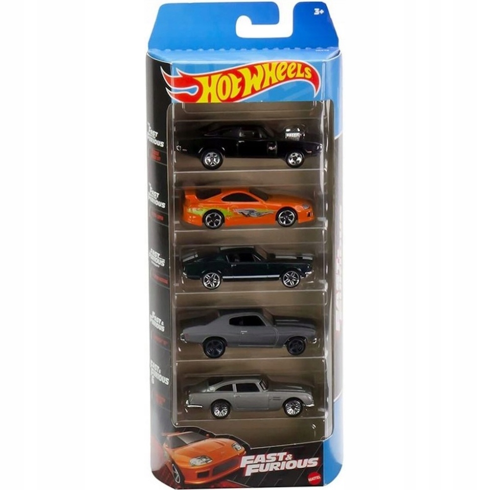 Hot Wheels Szybcy i wściekli Samochodziki 5-pak