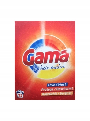 3X Gama Univerzální prášek na praní 1,65 kg (25 praní)