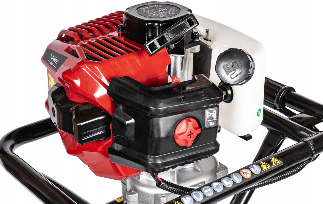 CEDRUS SW03 SPAĽOVACIA PÔDNA VŔTAČKA, PÔDNY VRTÁK DO ZEME, TLMIČ Priemer vrtáku 20 cm