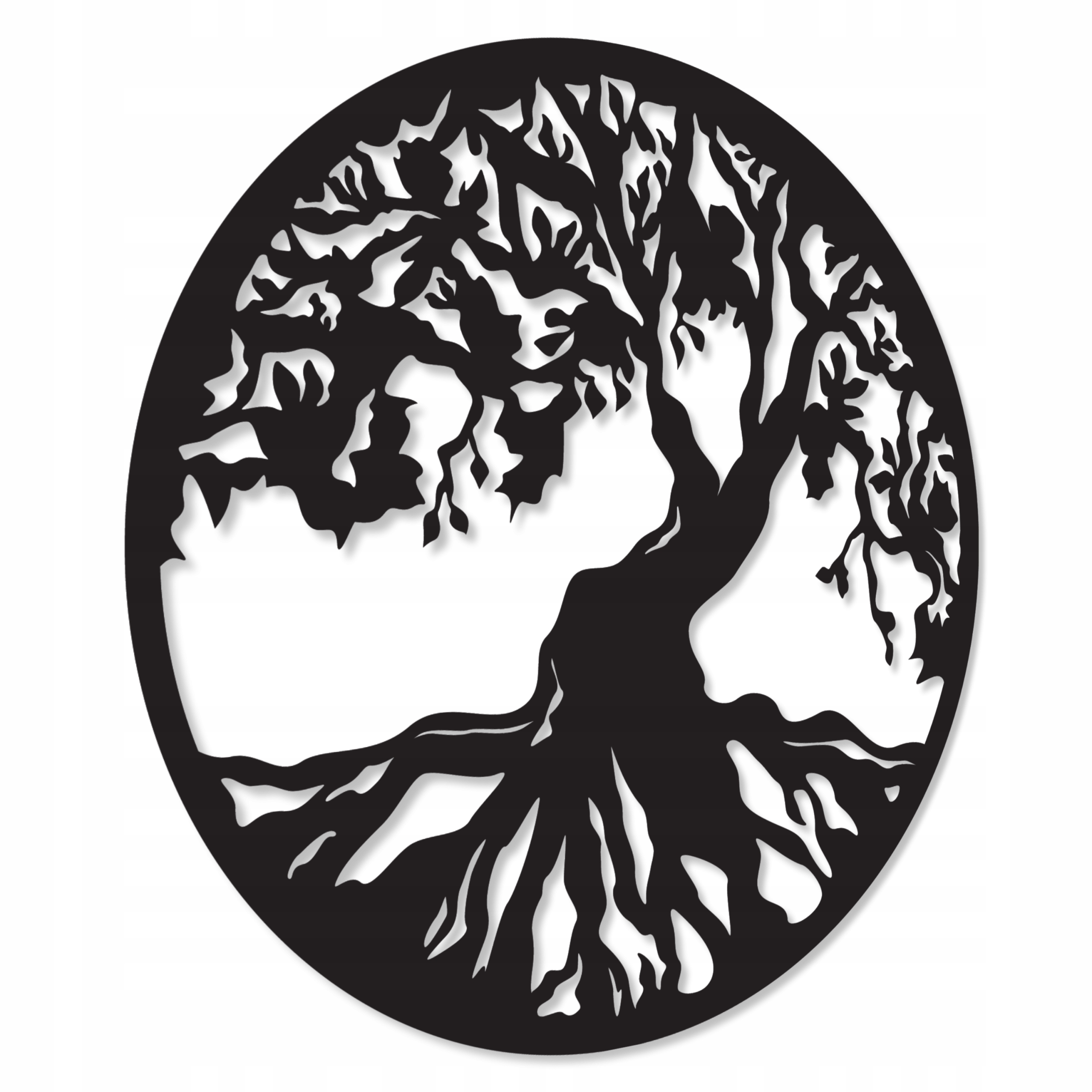 

Drzewo Dekoracja Ażurowa Ozdoba Ażurowa Na Ścianę