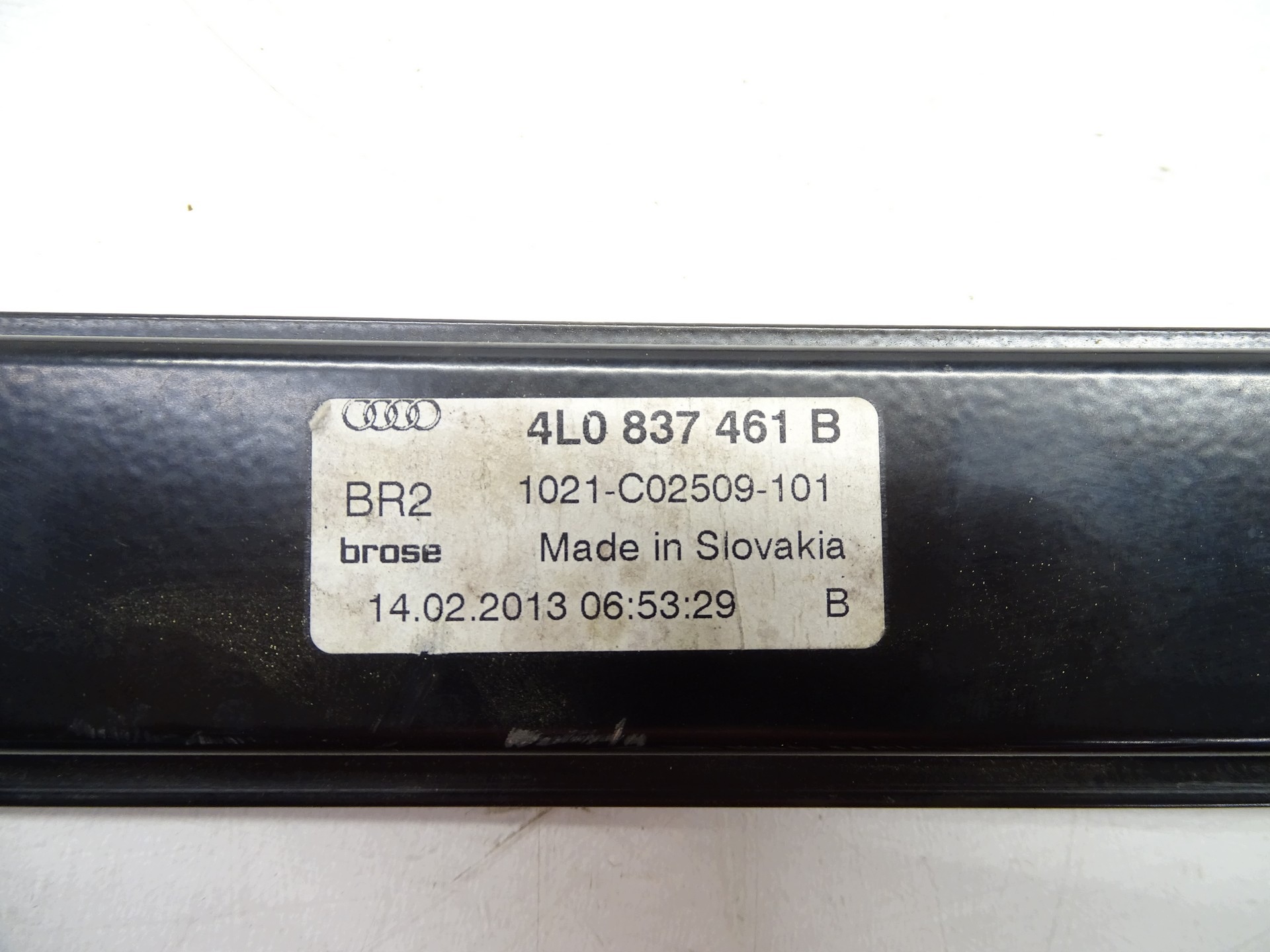 mechanism window regulator left front front AUDI Q7 4L 4L0837461B