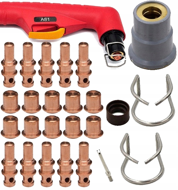 Sada Příslušenství Pro Plazmový Držák A81 LT81 A-81 LT-81 Elektrodové Trysky