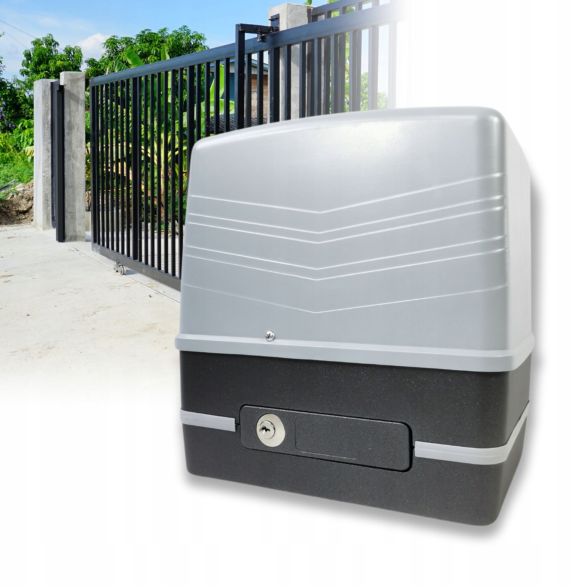 NAPĘD DO BRAMY PRZESUWNEJ NAPĘD SAFE WIFI AUTOMAT DO BRAMY SZYBKI NAPĘD Rodzaj napędu do bram przesuwnych