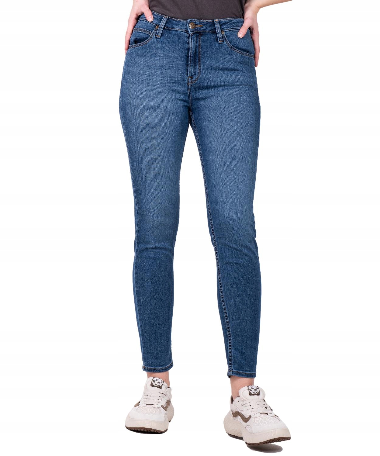 Džíny Lee Scarlett High 112338189 L626EMC39 Středně nošené, velikost W 26 L 31