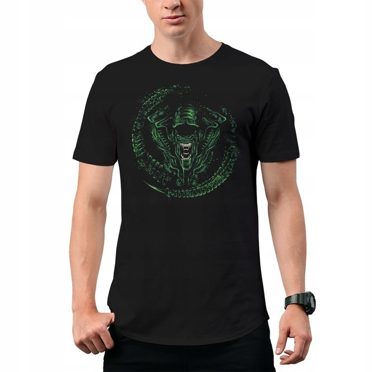 

Koszulka T-Shirt Alien Circle Obcy L