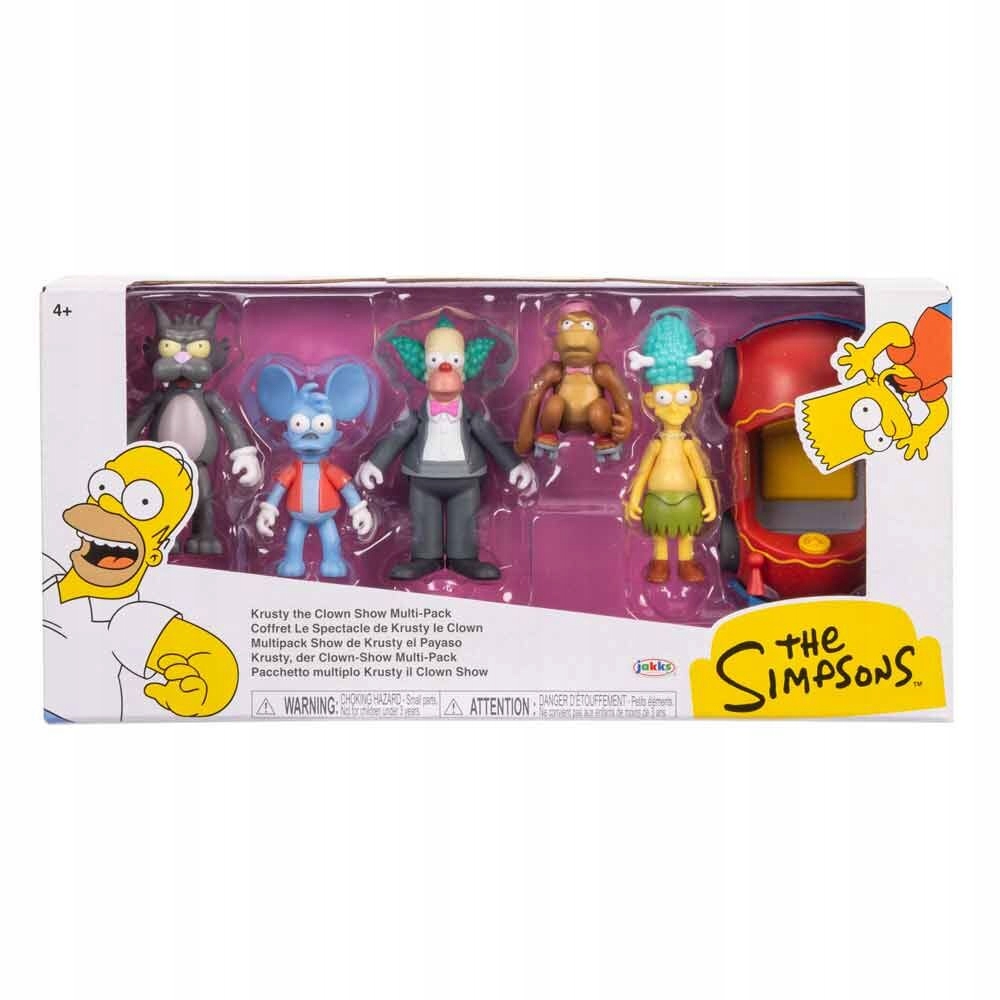 Jakks Pacific Zestaw 6 figurek The Simpsons 7cm Kolekcjonerskie Figurka