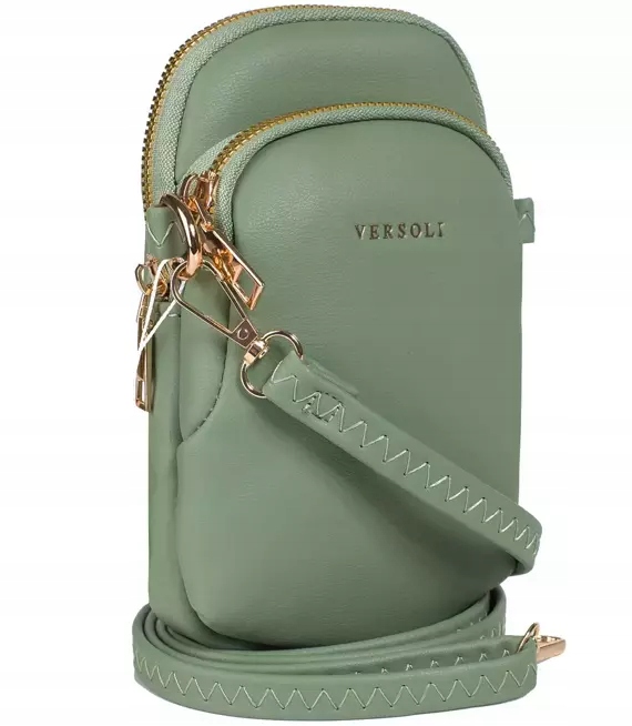 

Mała mini torebka 2 komory na suwak saszetka