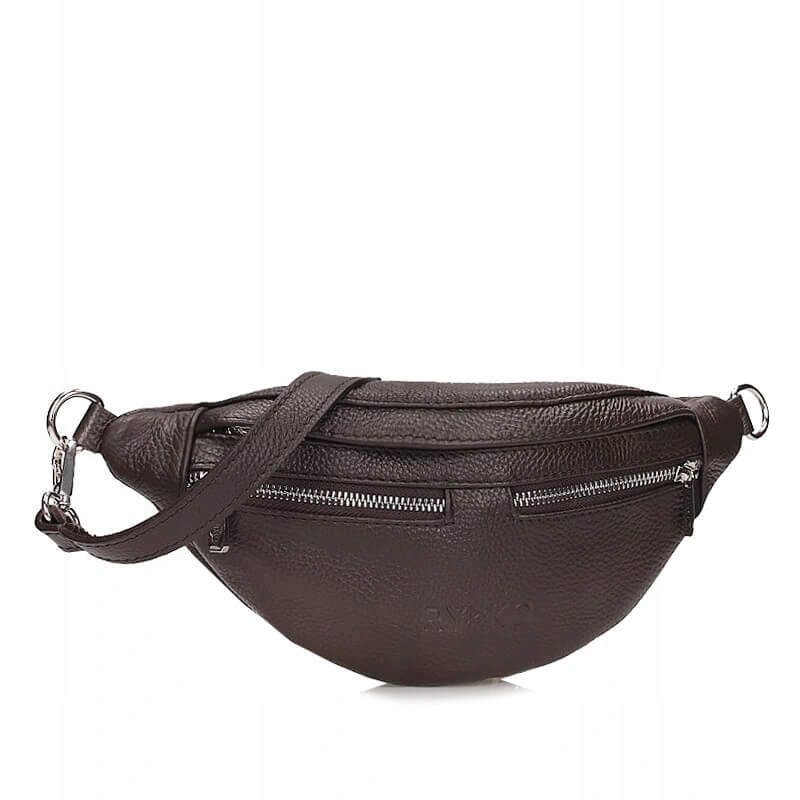 Dámská ledvinka Ryłko R40925TB_9QC kožená tmavě hnědá