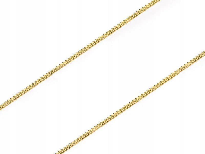 Zlatý řetízek 585 liščí ocas 55 cm pevná vazba 2,59 g jako dárek 14k módní