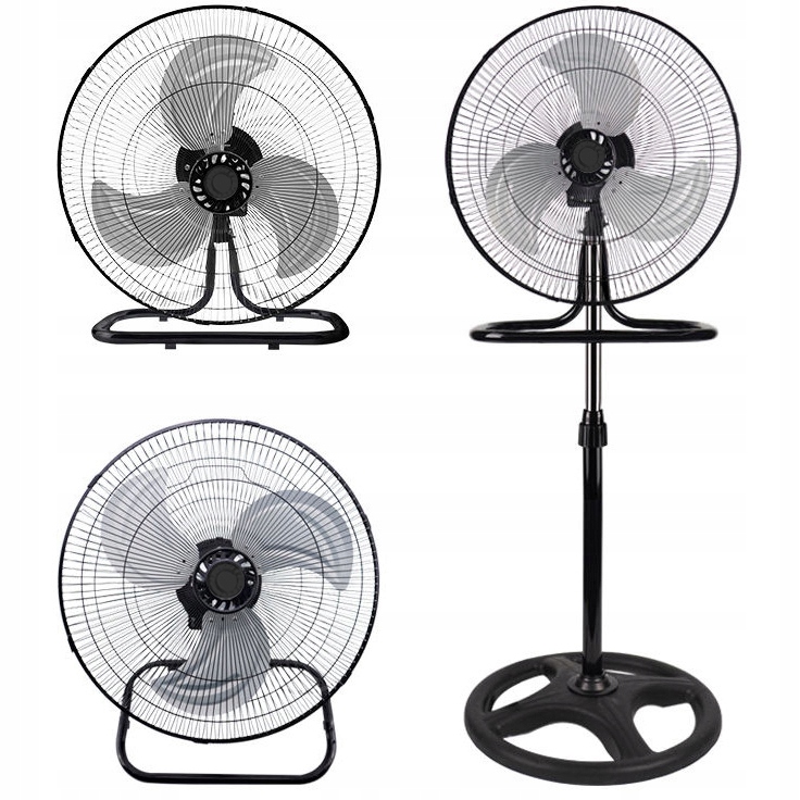 WIATRAK WENTYLATOR STOJĄCY PODŁOGOWY ŚCIENNY CICHY MOCNY PRZEMYSŁOWY Kod producenta WT04C WIATRAK WENTYLATOR STOJĄCY PODŁOGOWY