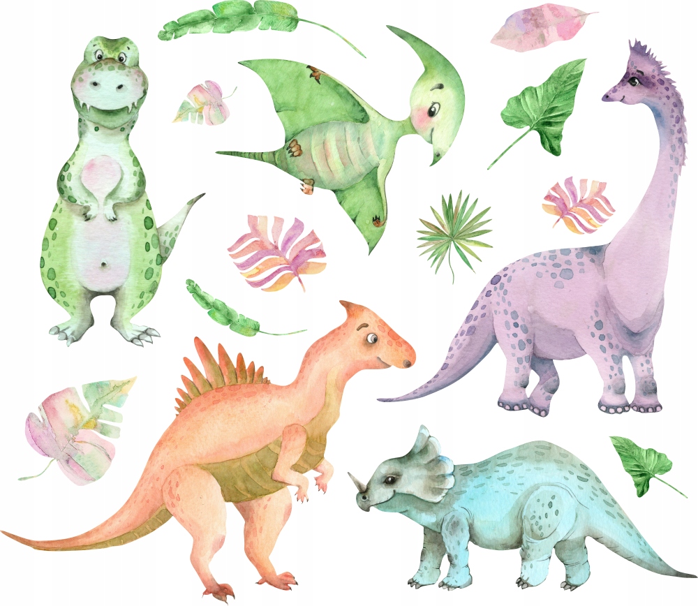 

duże Dinozaury zestaw Nalepki ścienne dziecka M