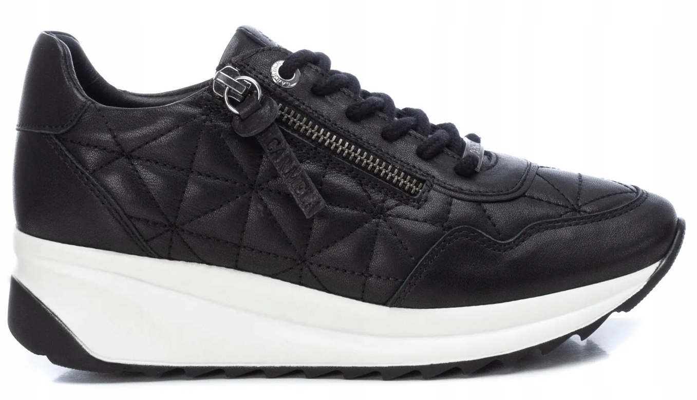 Carmela Černé Dámské Kožené Sportovní Boty 35