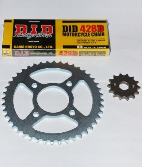 ZESTAW NAPĘDOWY NAPĘD ZĘBATKA ŁAŃCUCH JUNAK M12 VINTAGE