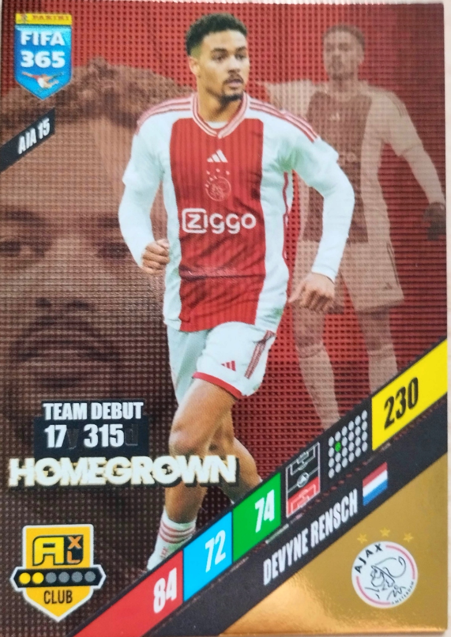 Fifa 365 2024 Fans Homegrown Aja 15 Rensch Ajax
