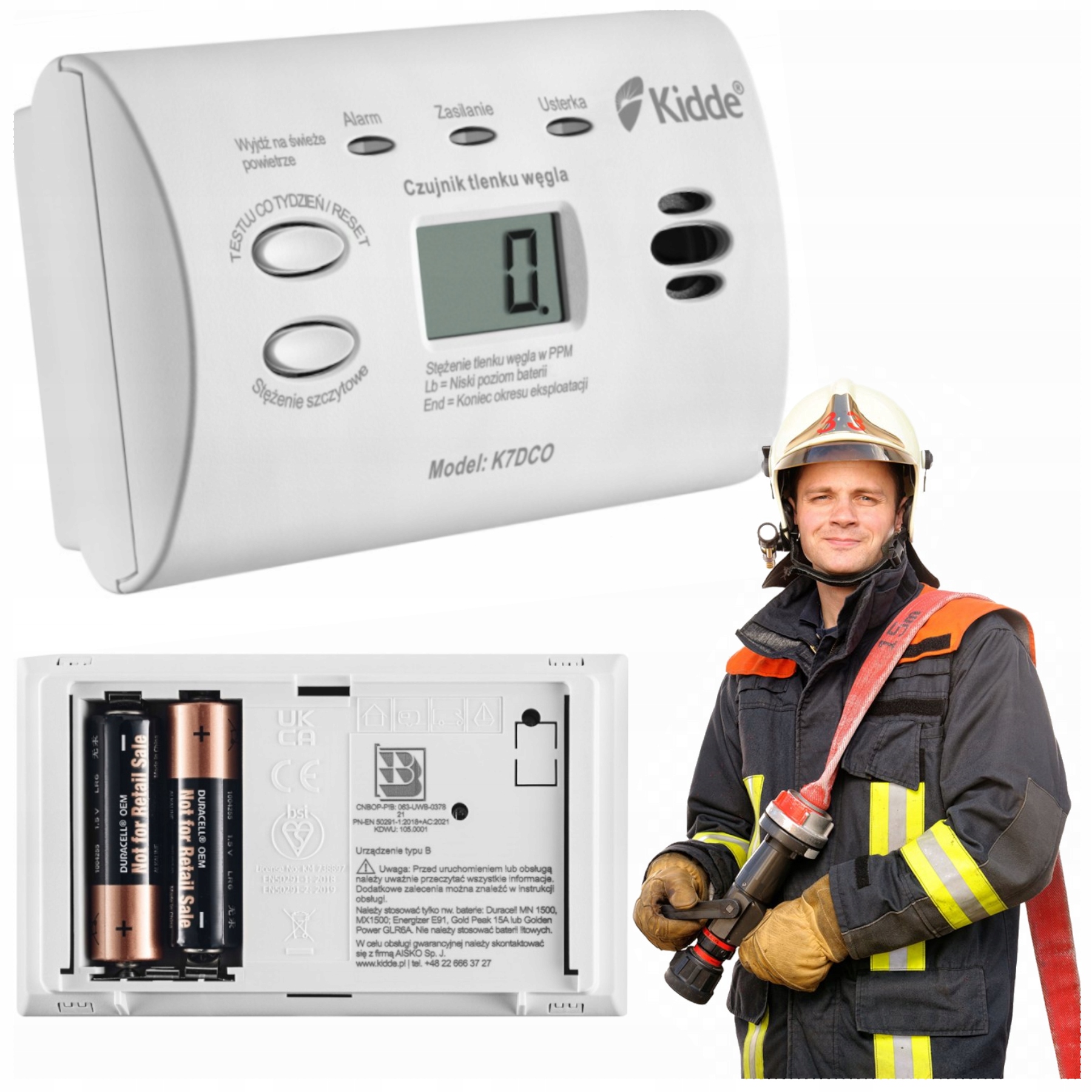 Detektor Oxidu Uhoľnatého – Certifikát