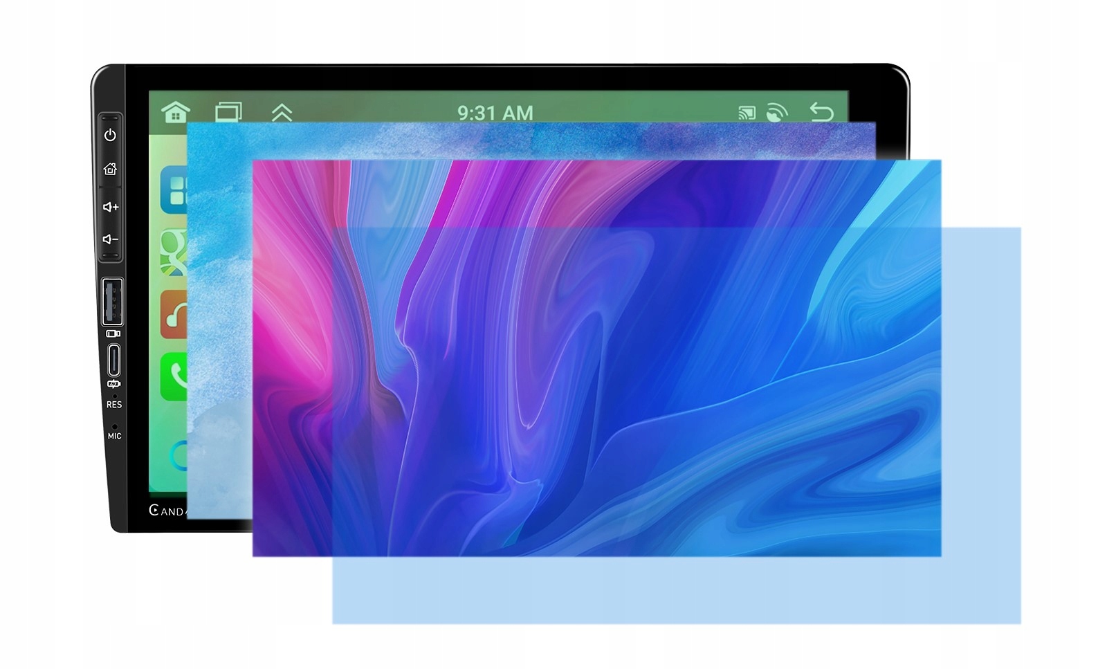 RADIO SAMOCHODOWE 2 DIN ANDROID AUTO CARPLAY RDS WIFI GPS 4 GB 9" DSP Rodzaje odtwarzanych nośników USB