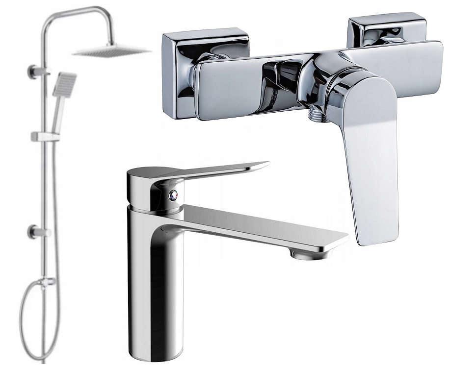 Set Umyvadlová sprchová baterie Dešťová sprcha
