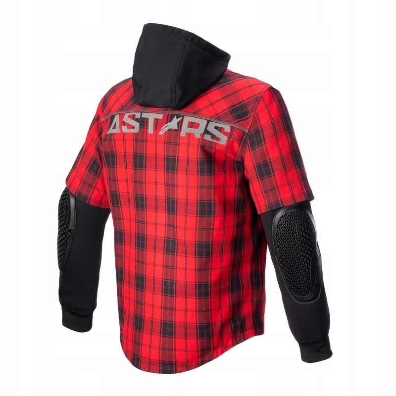 KOSZULA MOTOCYKLOWA ALPINESTARS MO.ST.EQ TARTAN FLAME RED/BLACK L Rozmiar L