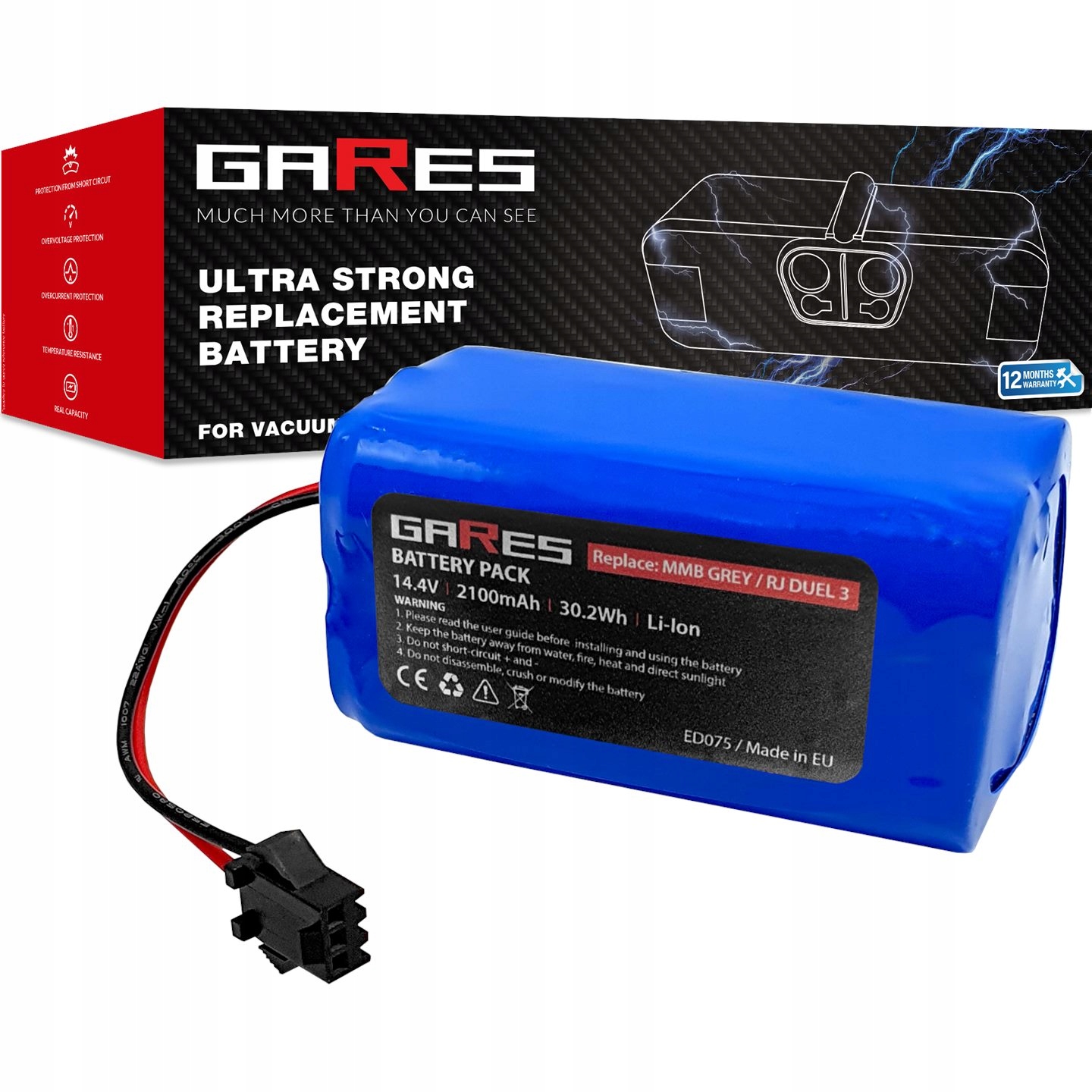 Akumulátor pro Mamibot Grey EXVAC660 14,4V 2,1Ah