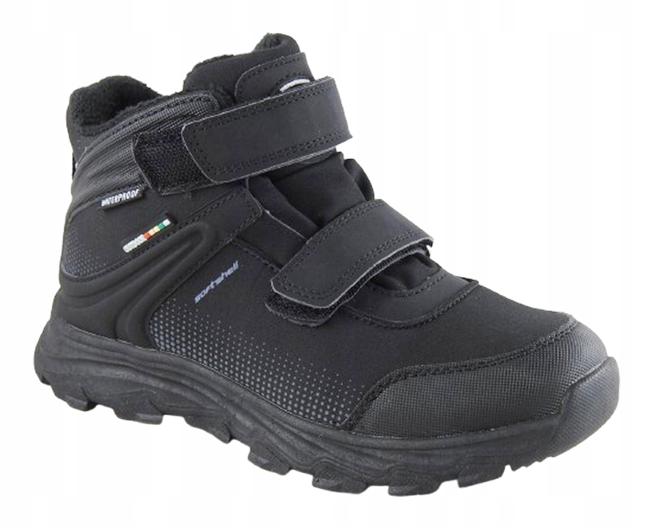 American Club śniegowce dziecięce softshell rzepy HL154/24 r.33 Bl