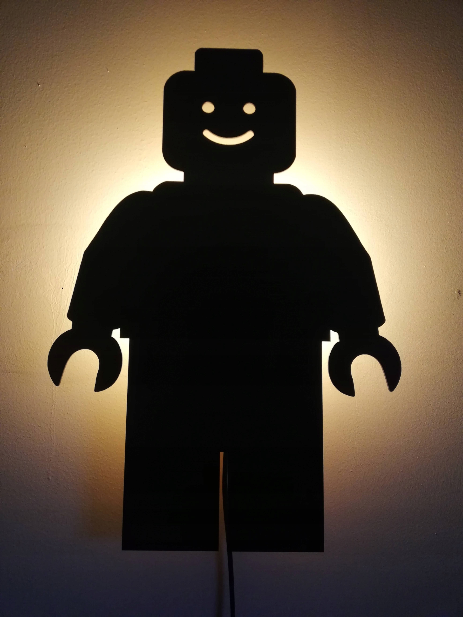 lampka nocna 49cm Ludzik kinkiet Bohater Inny