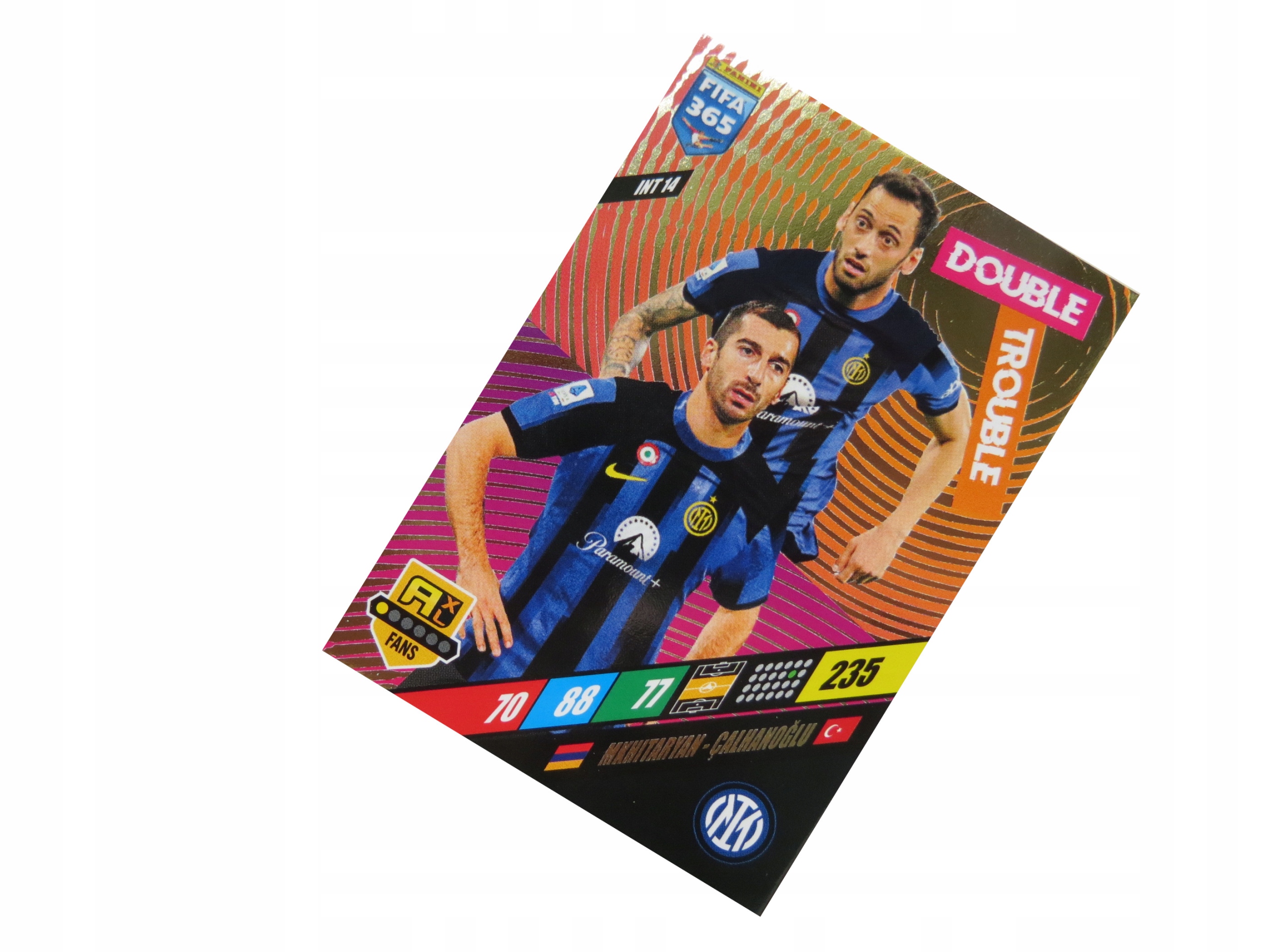 Panini Fifa 365 2024 Karty Piłkarskie Double Trouble Inter Mediolan Int 14