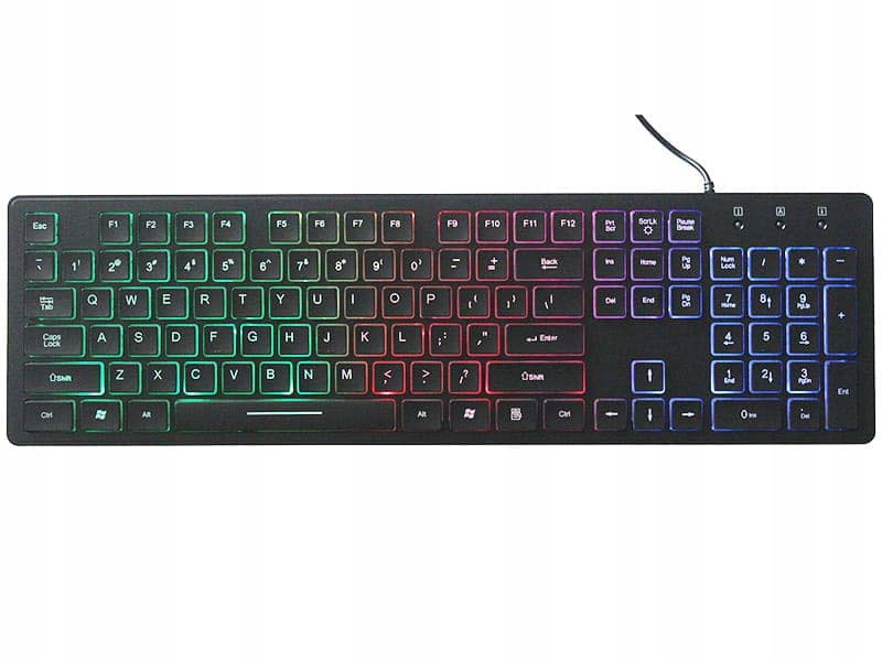 

Podświetlana klawiatura dla graczy AK-20 Usb Slim