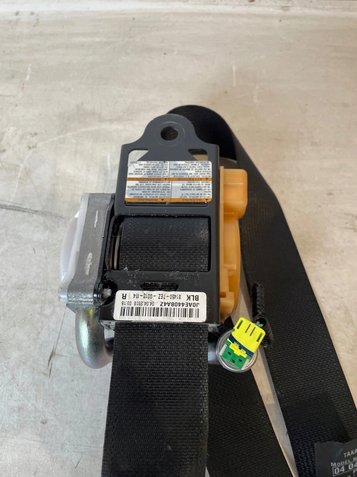 tension belt safety front front right Honda Civic X