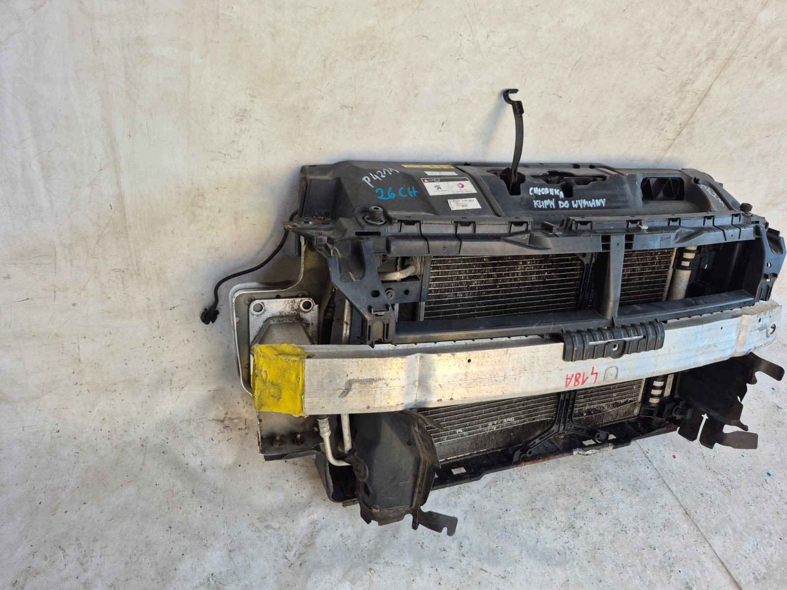 PEUGEOT 308 II T9 13- front body wall front pillar iron 9677363777