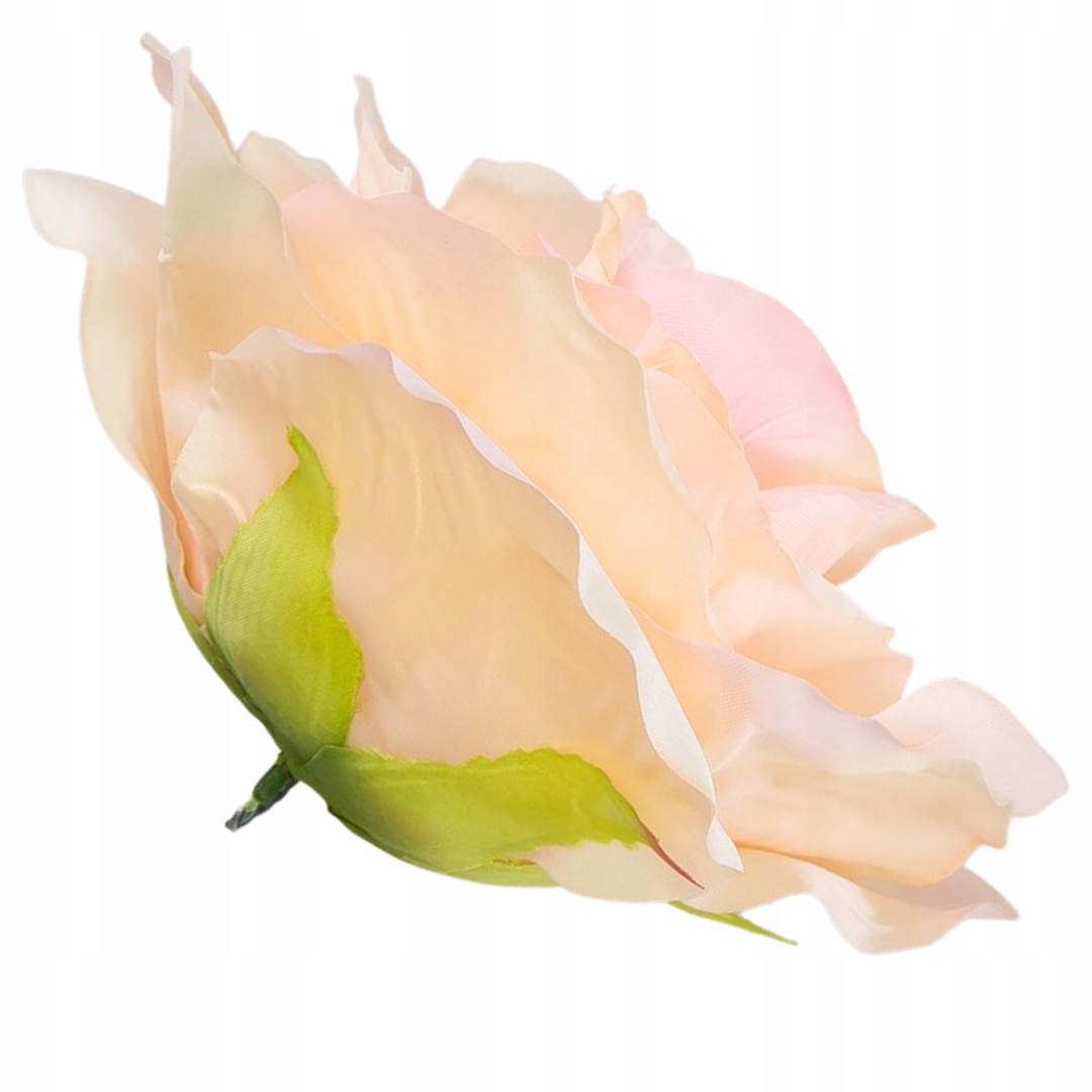 

[w0532] Główka kwiatowa róża duża 20cm łososiowa