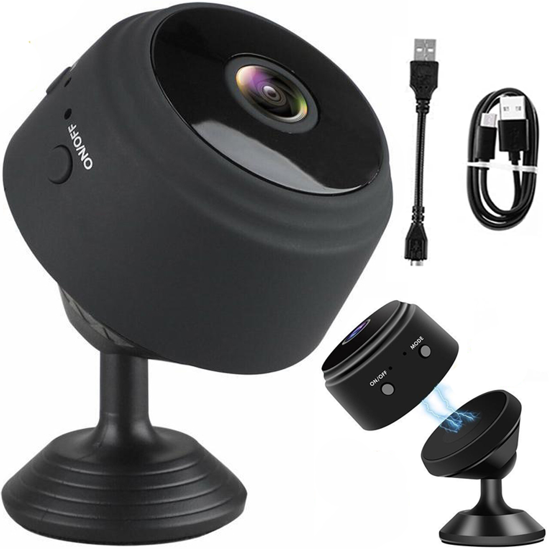 

Mini Kamera Szpiegowska FullHD Wifi ukryta 91