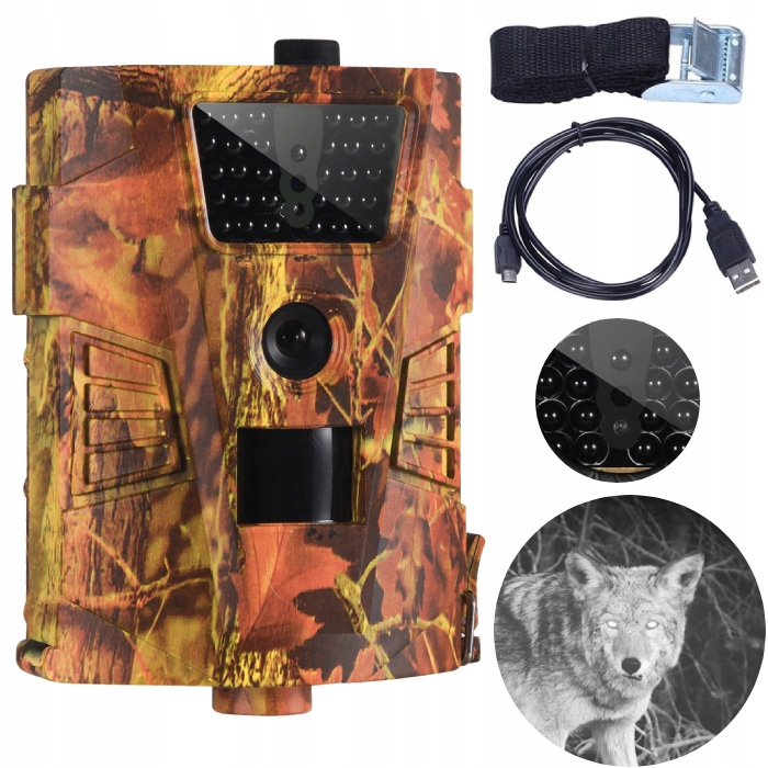 

Fotopułapka Kamera Leśna Full Hd Czujnik Ruchu