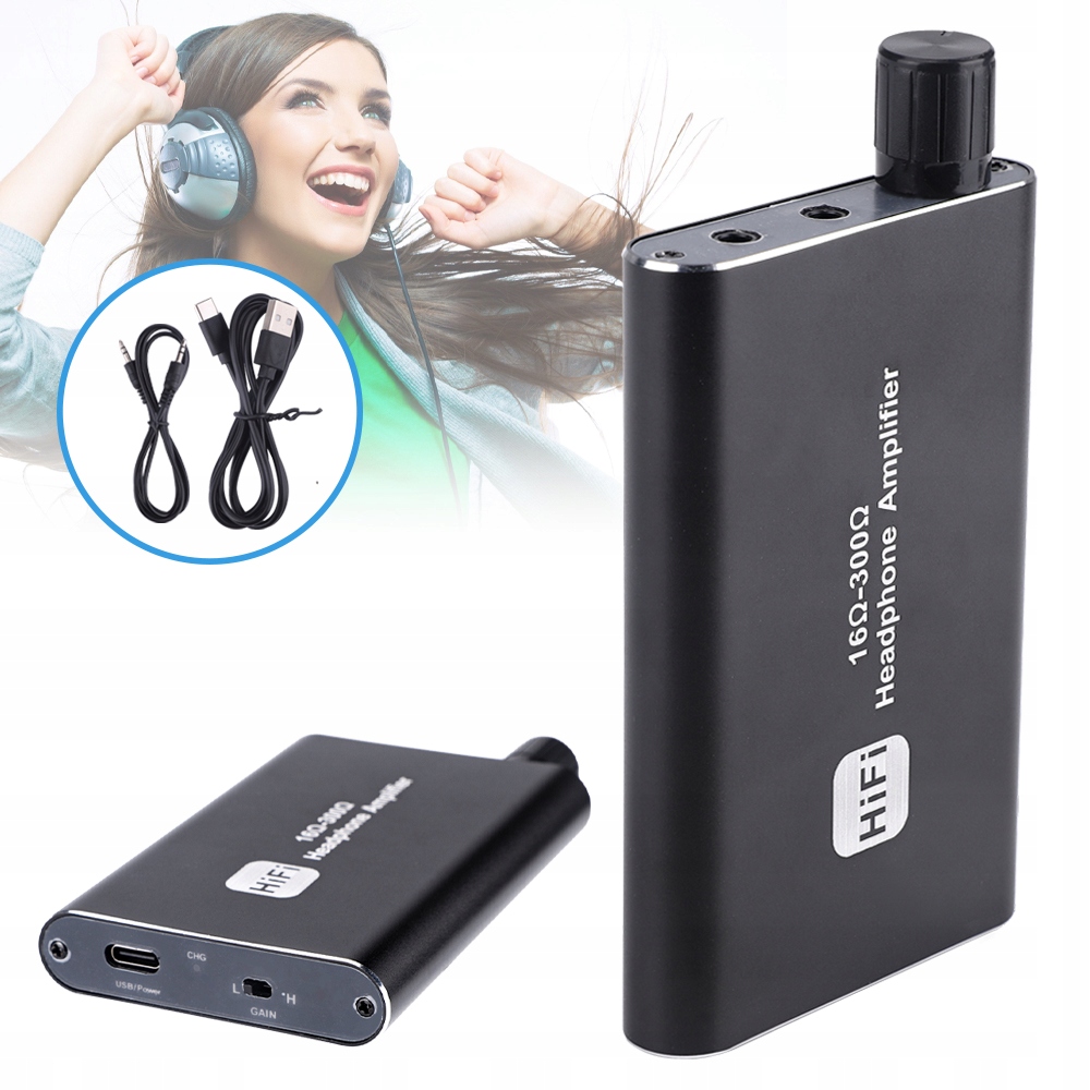 Wzmacniacz Słuchawkowy HiFi: Jakość dźwięku jest doskonalsza Szerokość produktu 6.2 cm