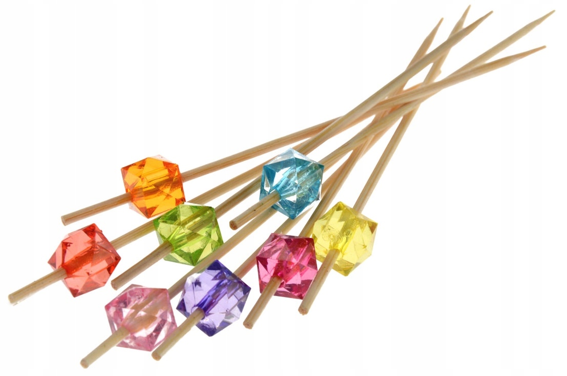 

Szpilki Wykałaczki Koreczków z Kryształkami 24szt.