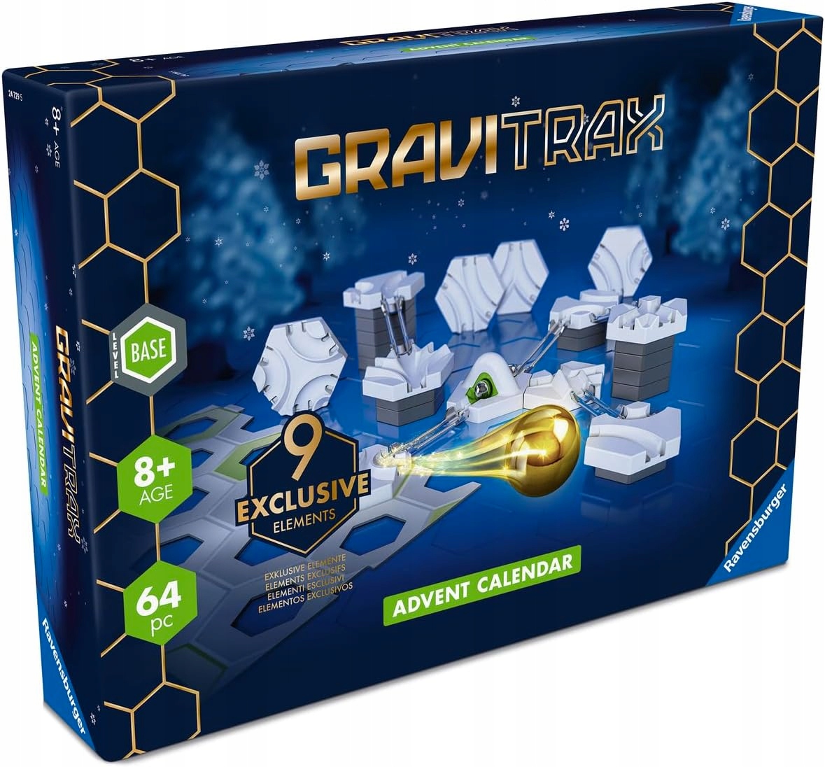 Адвент-календарь Ravensburger Gravitrax, детали для шариковой трассы, от 8 лет — фото 3