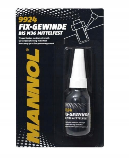 Mannol Klej do gwintów Niebieski Średni 9924