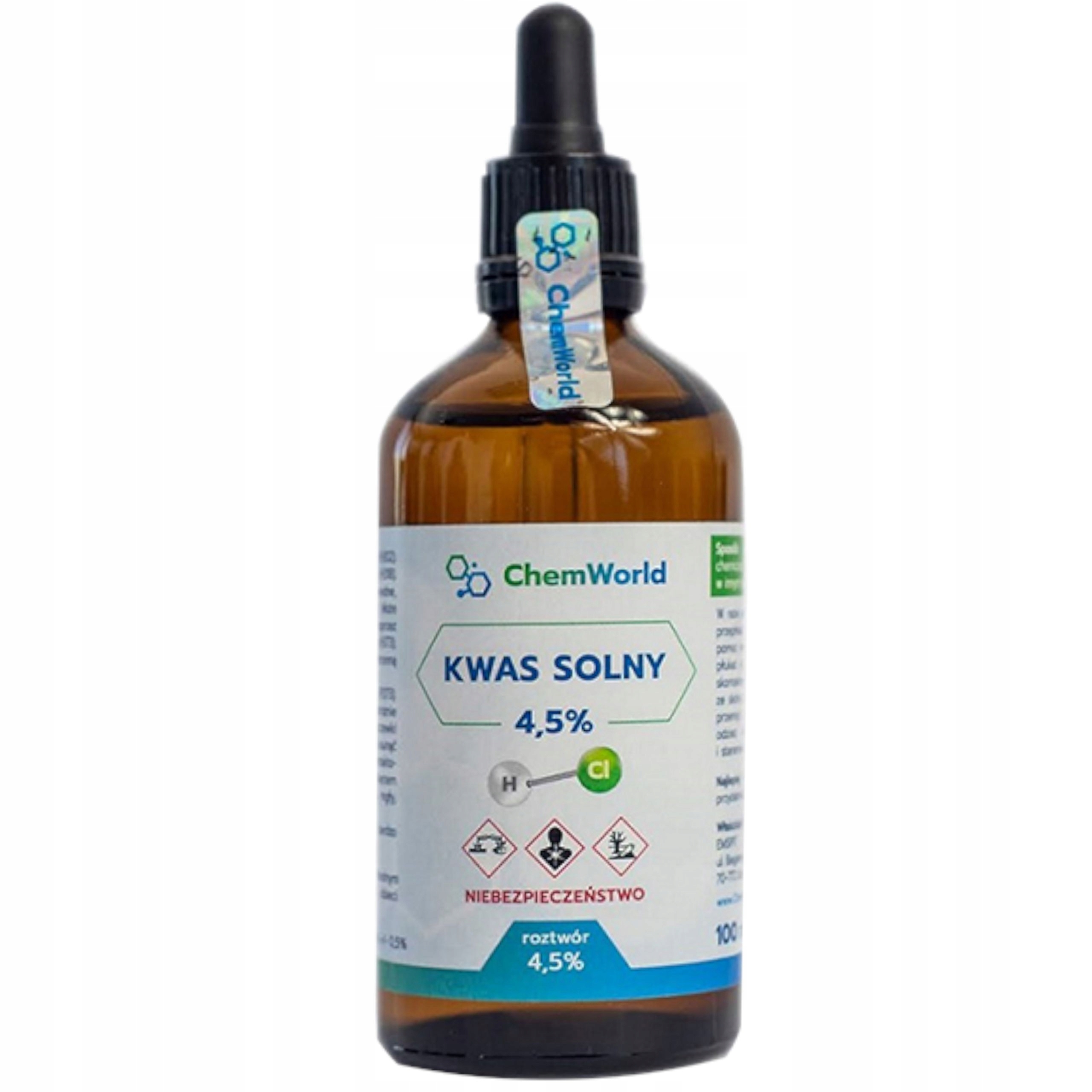 

Kwas Solny 4,5% Aktywator Mms 100ml ChemWorld