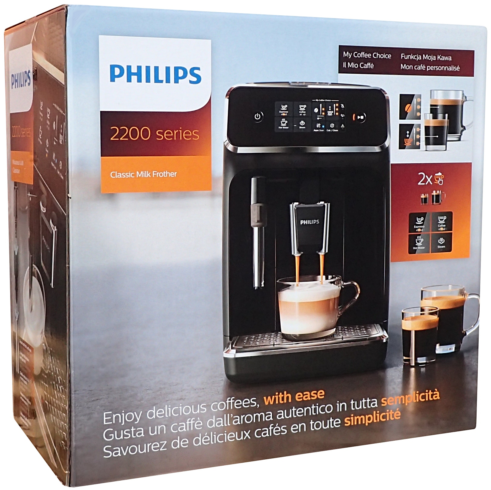 Kávovar Na Espresso Automatický automat na kávu Philips EP2220/10