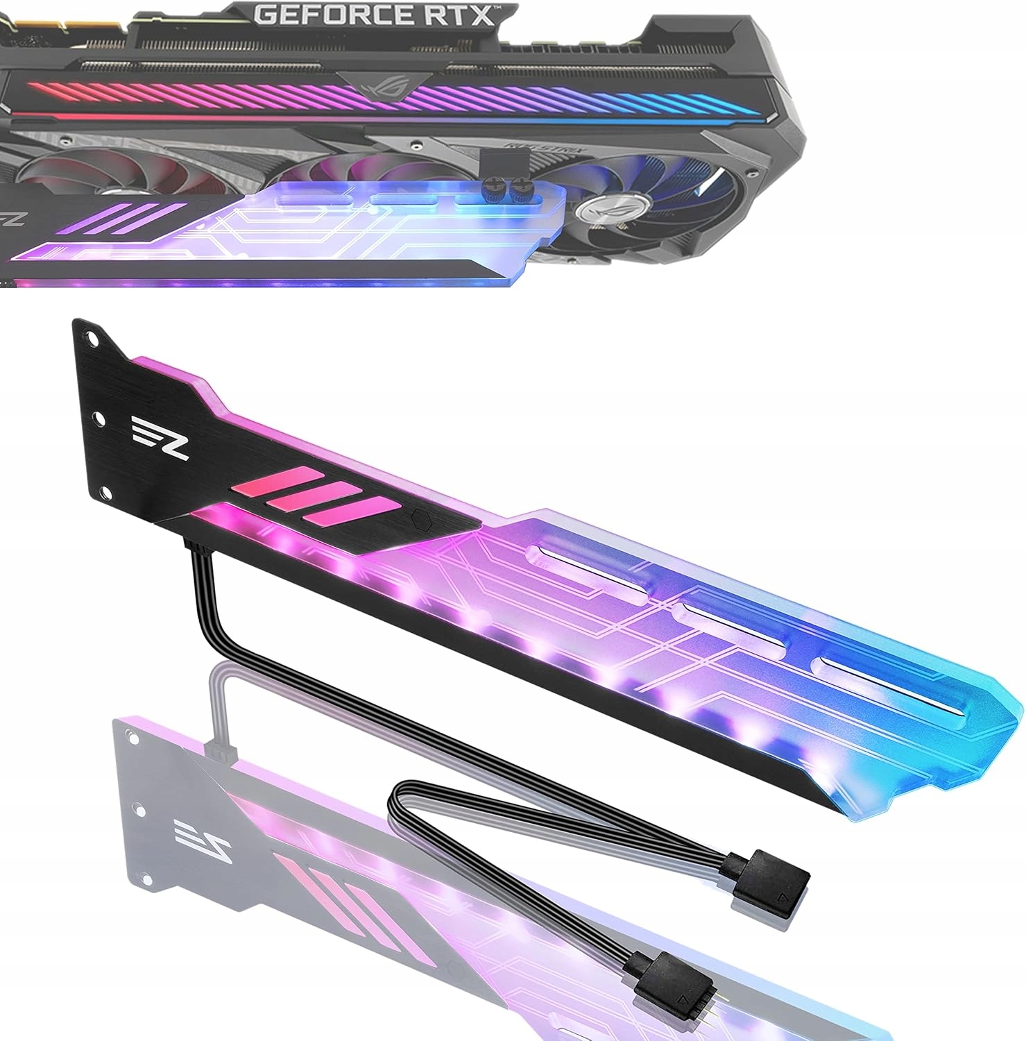 Uchwyt Na Kartę Graficzną Rgb Ezdiy-fab 5 V Argb Gpu