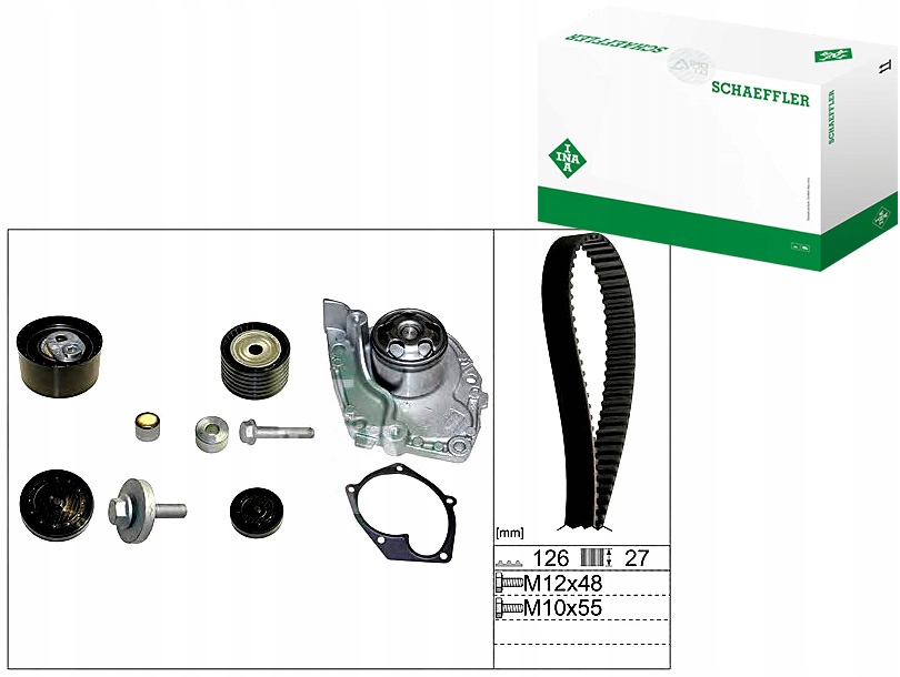 INA530 0638 30 Rozvodová Sada Renault 2,0 16V 01- Asistent řidiče #33