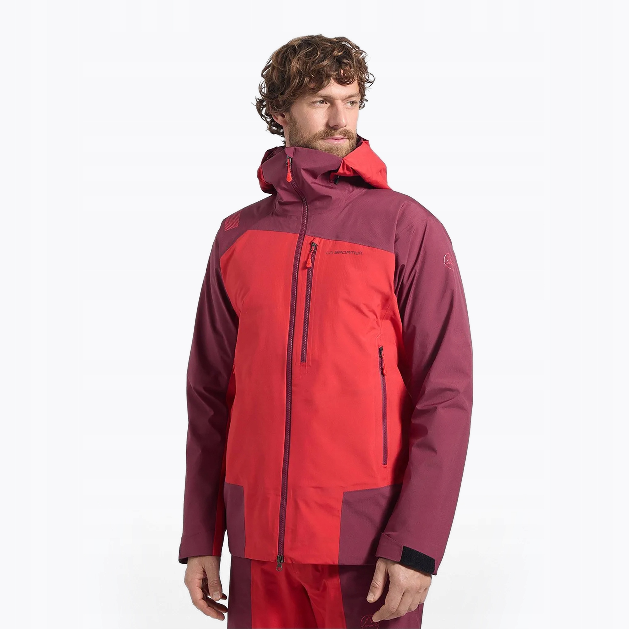 Kurtka hybrydowa męska La Sportiva Alpine Guide Gtx Perfomance mountain red
