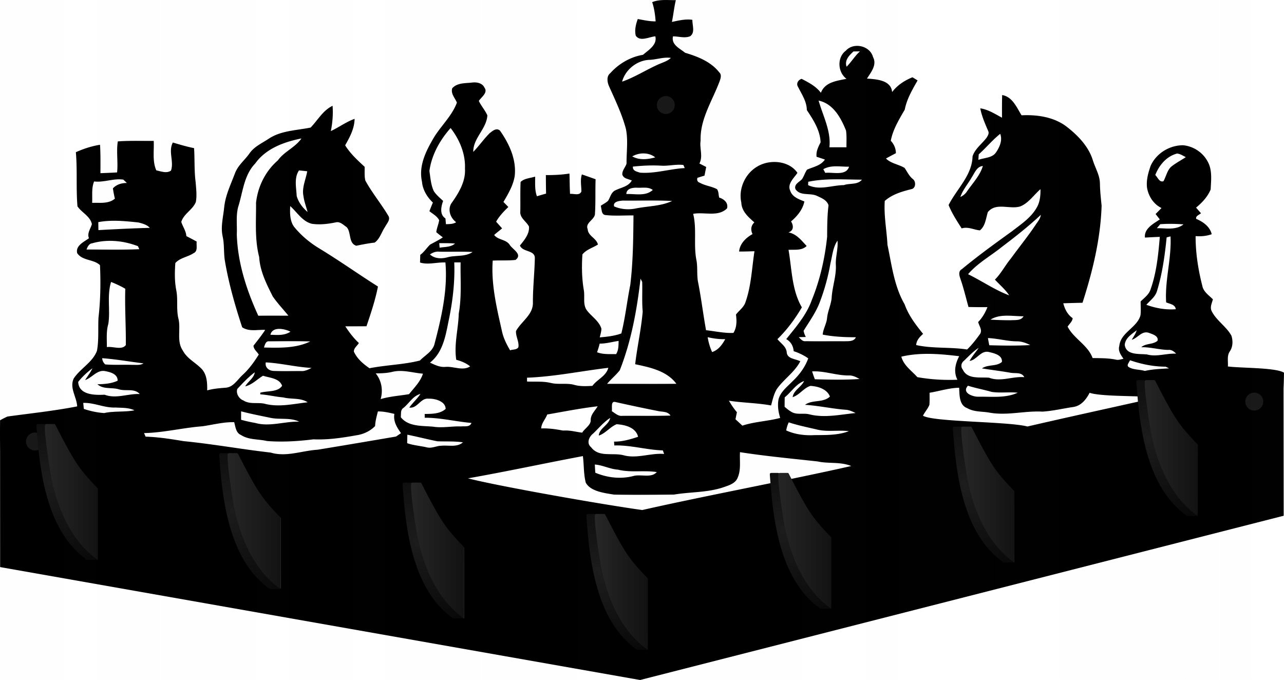 Věšák pro šachistu na oblečení nástěnný, velký, černý, šachy, dárek