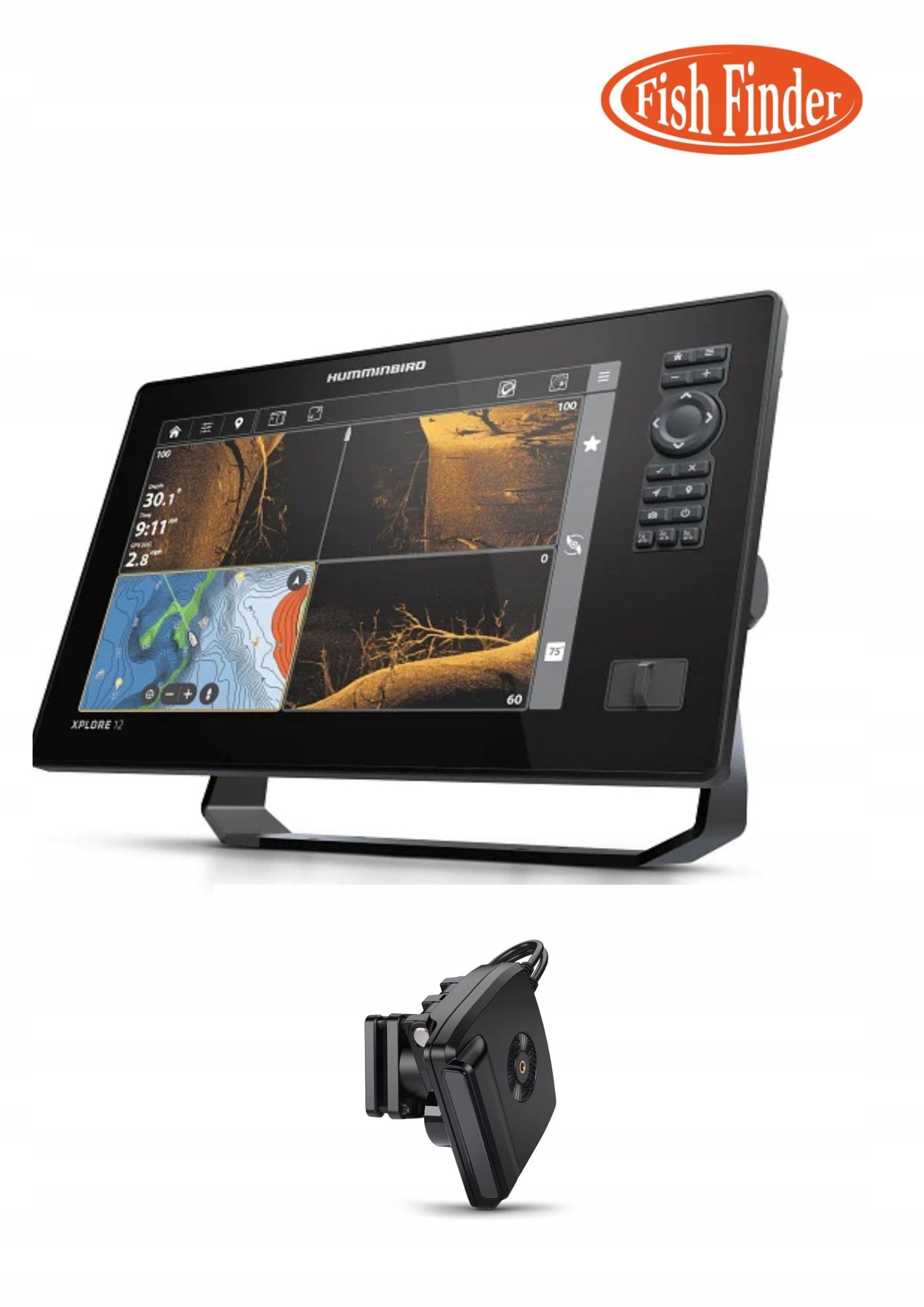 Humminbird Xplore 12 Cmsi+ Live 2 Karta Z-line