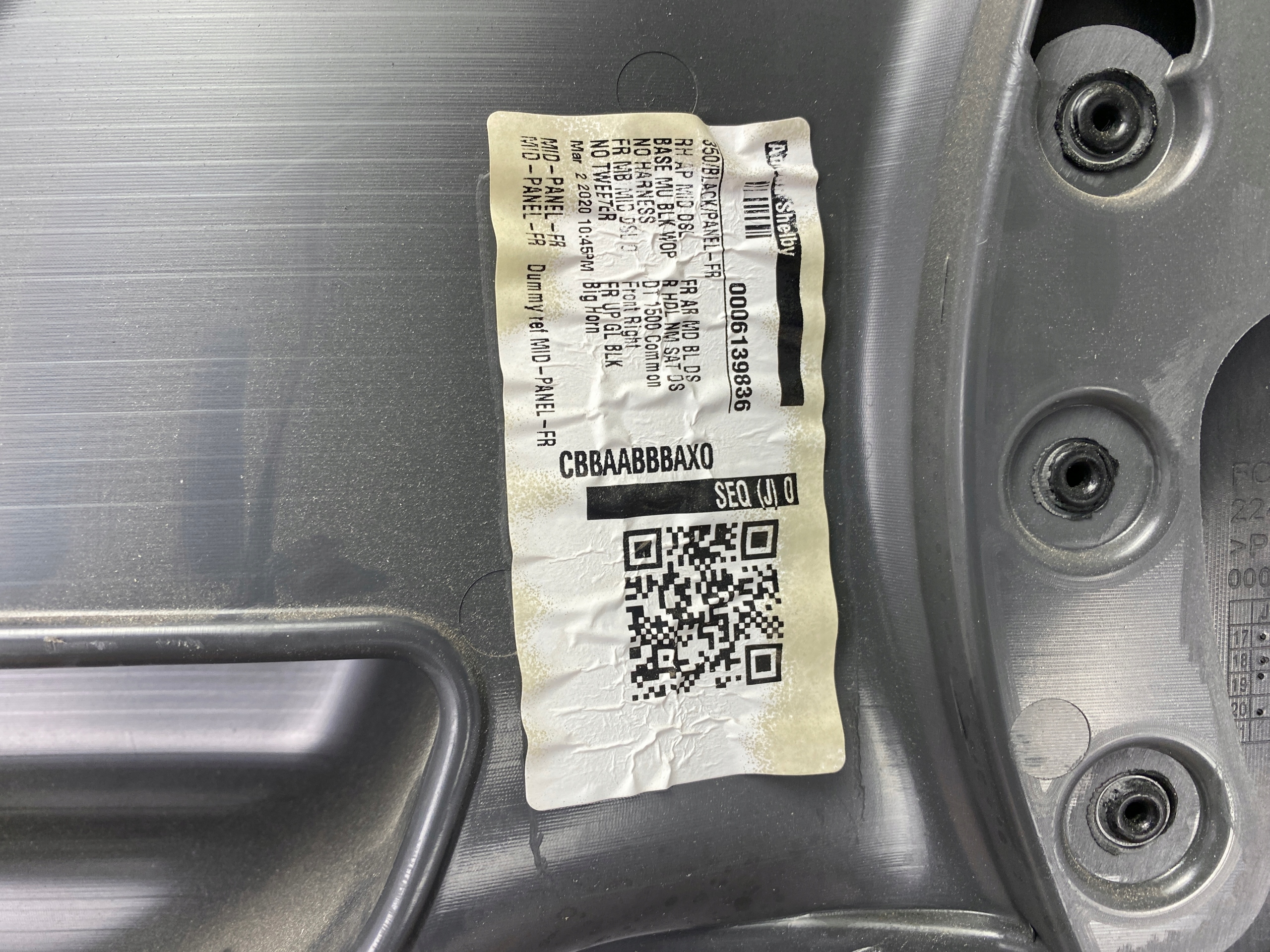 side door right front Ram 1500 2019+ USA