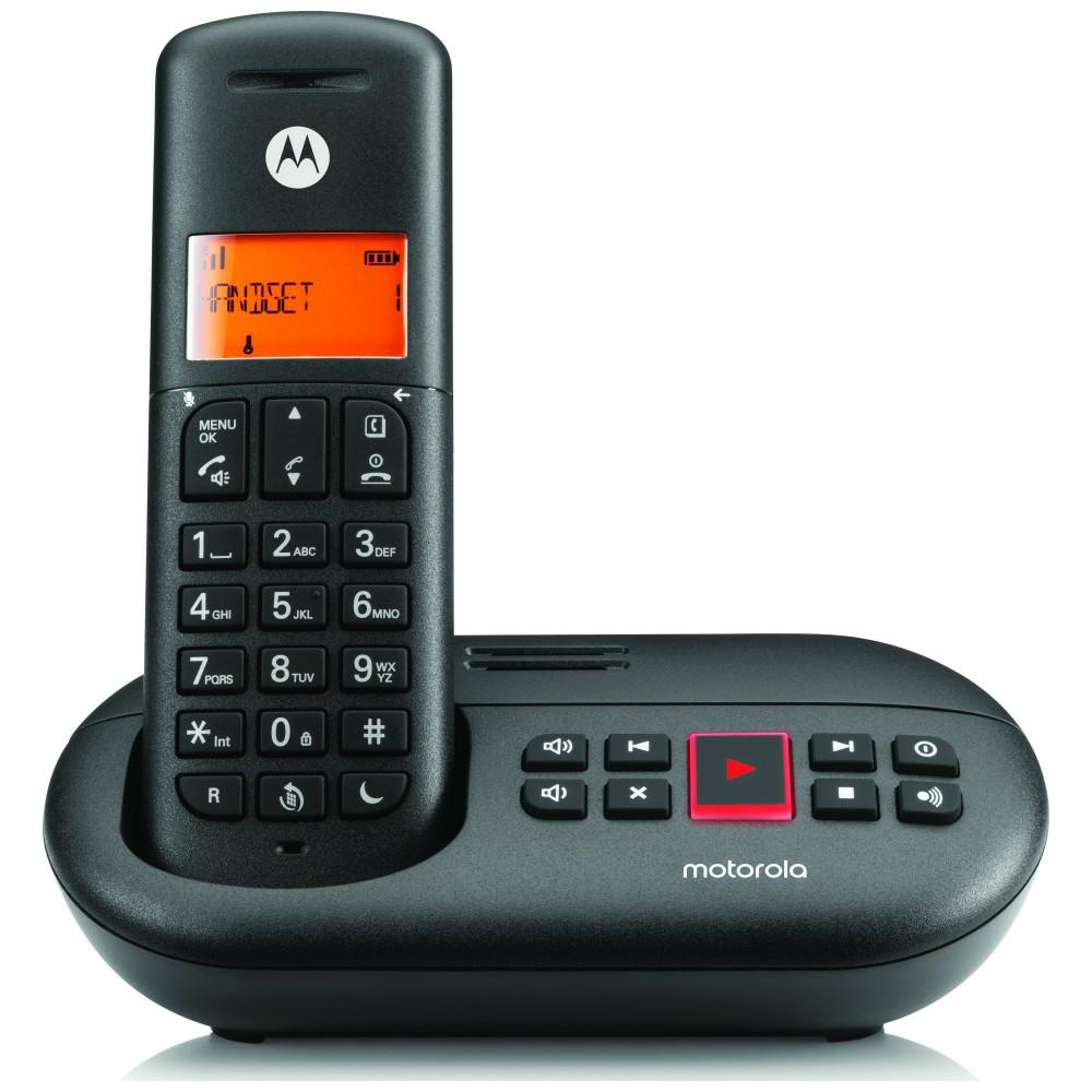 Bezdrátový stolní telefon Motorola E211 černý
