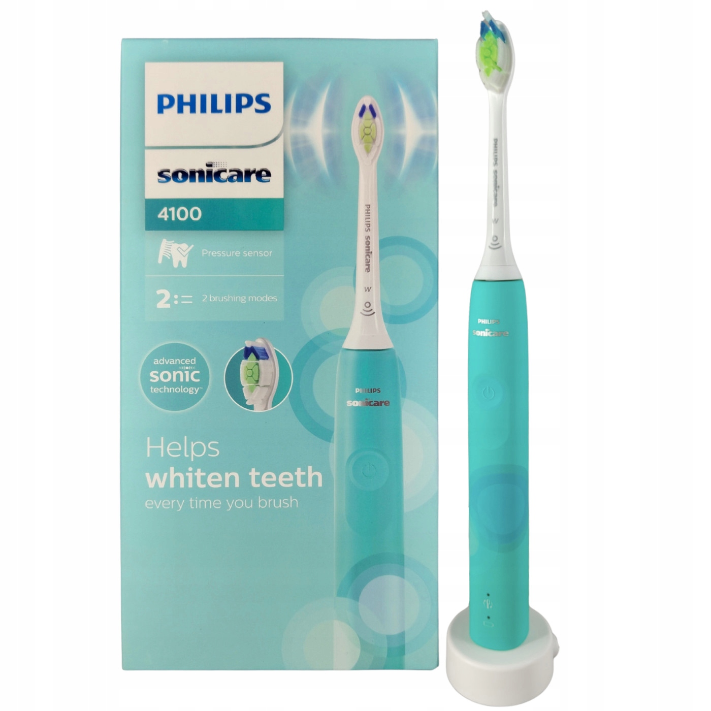 Philips Sonicare Seria 4100 szczoteczka soniczna zielona HX3689/43
