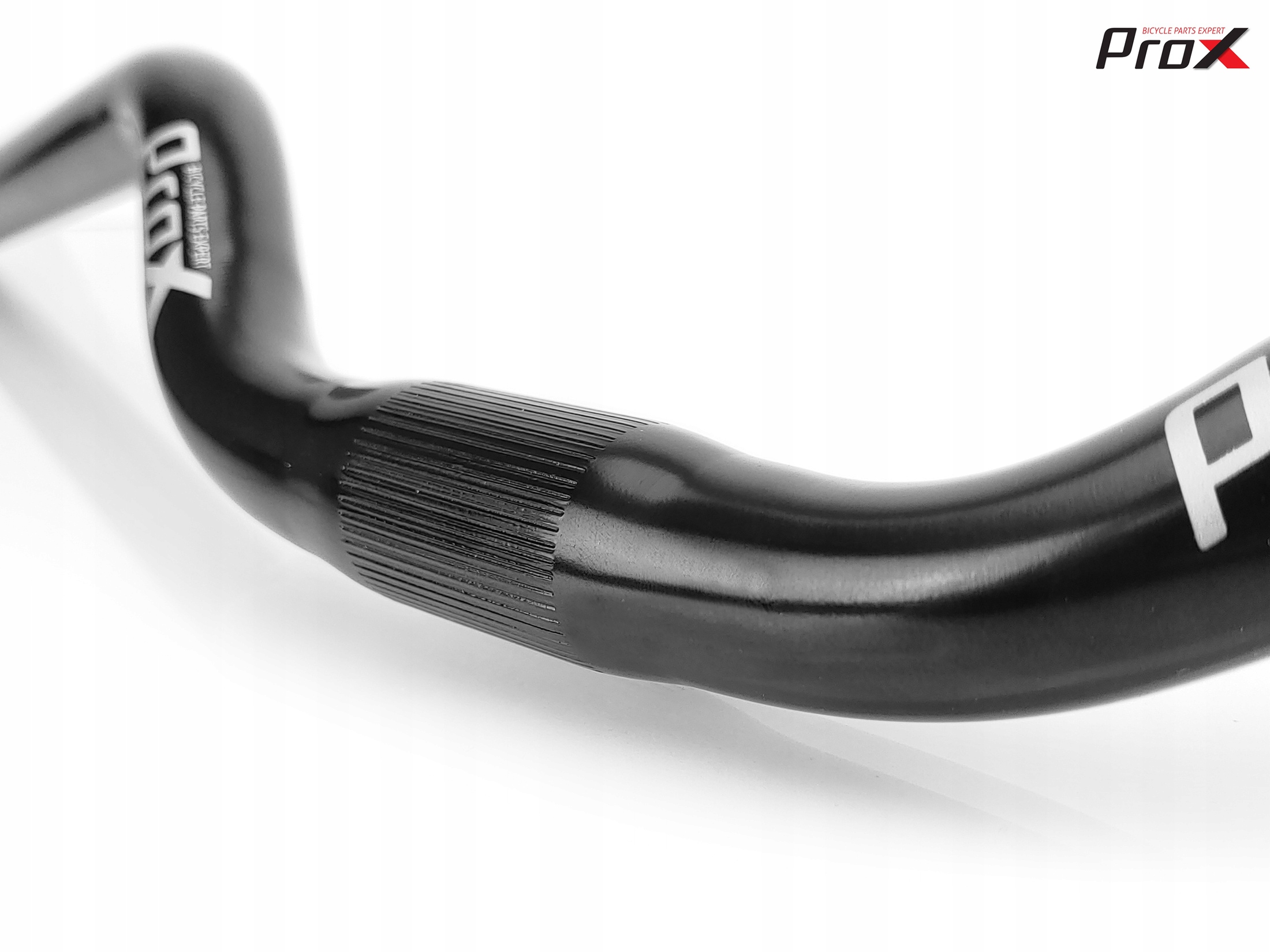 Kierownica rowerowa trekking - cross PROX stalowa gięta 640 mm / 25,4 mm Kolor dominujący czarny