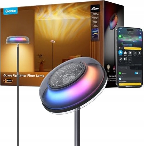 Lampa podłogowa Led Govee H60B0 Uplighter Rgbic Wi-Fi