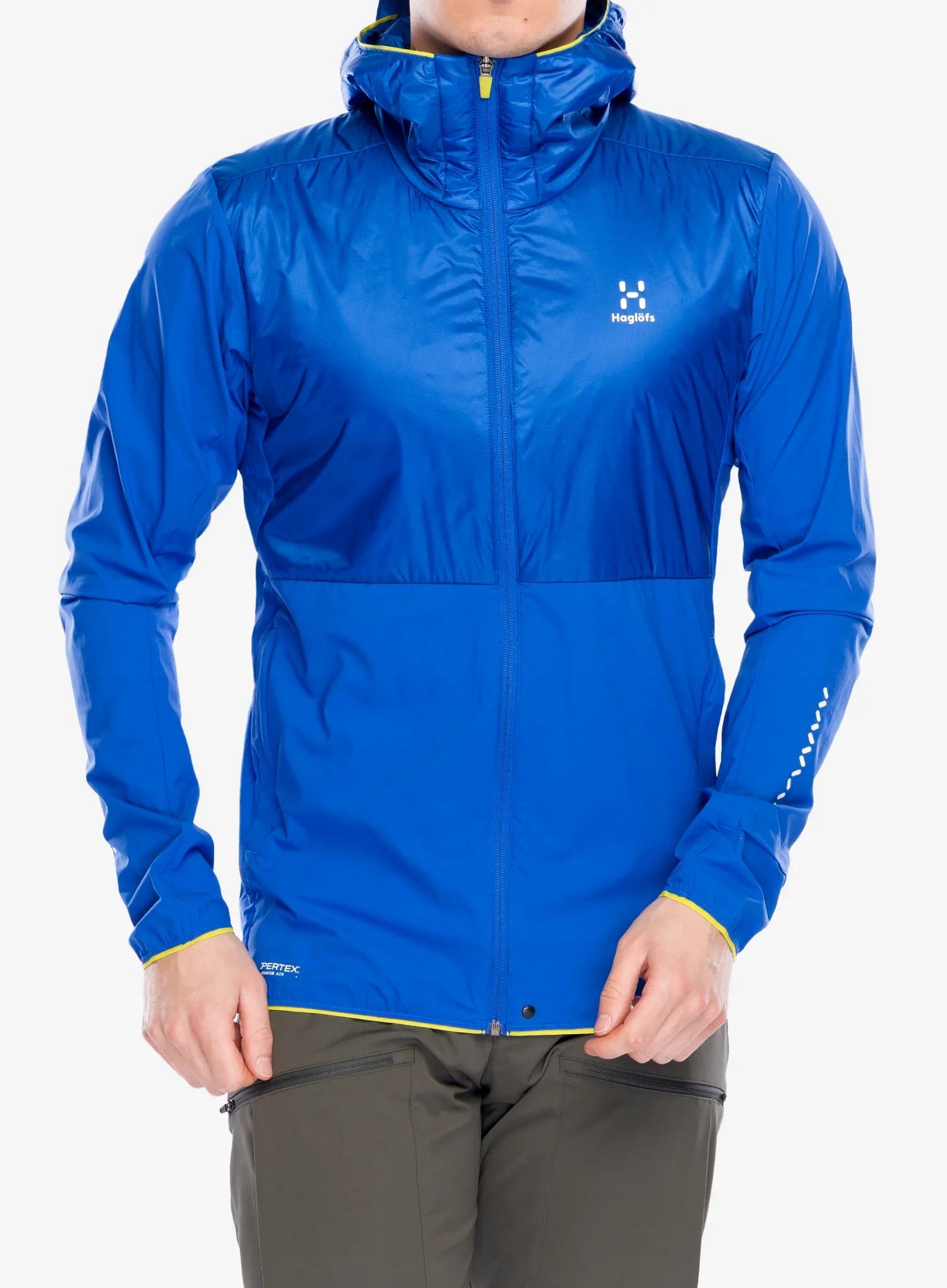 Bunda Haglofs L.I.M Tempo Trail Mimic Hood electric blue L